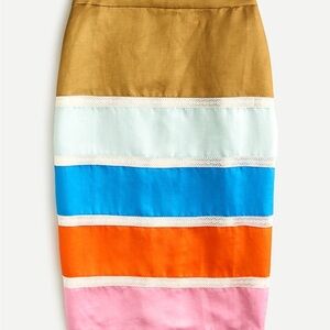 J. Crew Crochet Ribbon Skirt